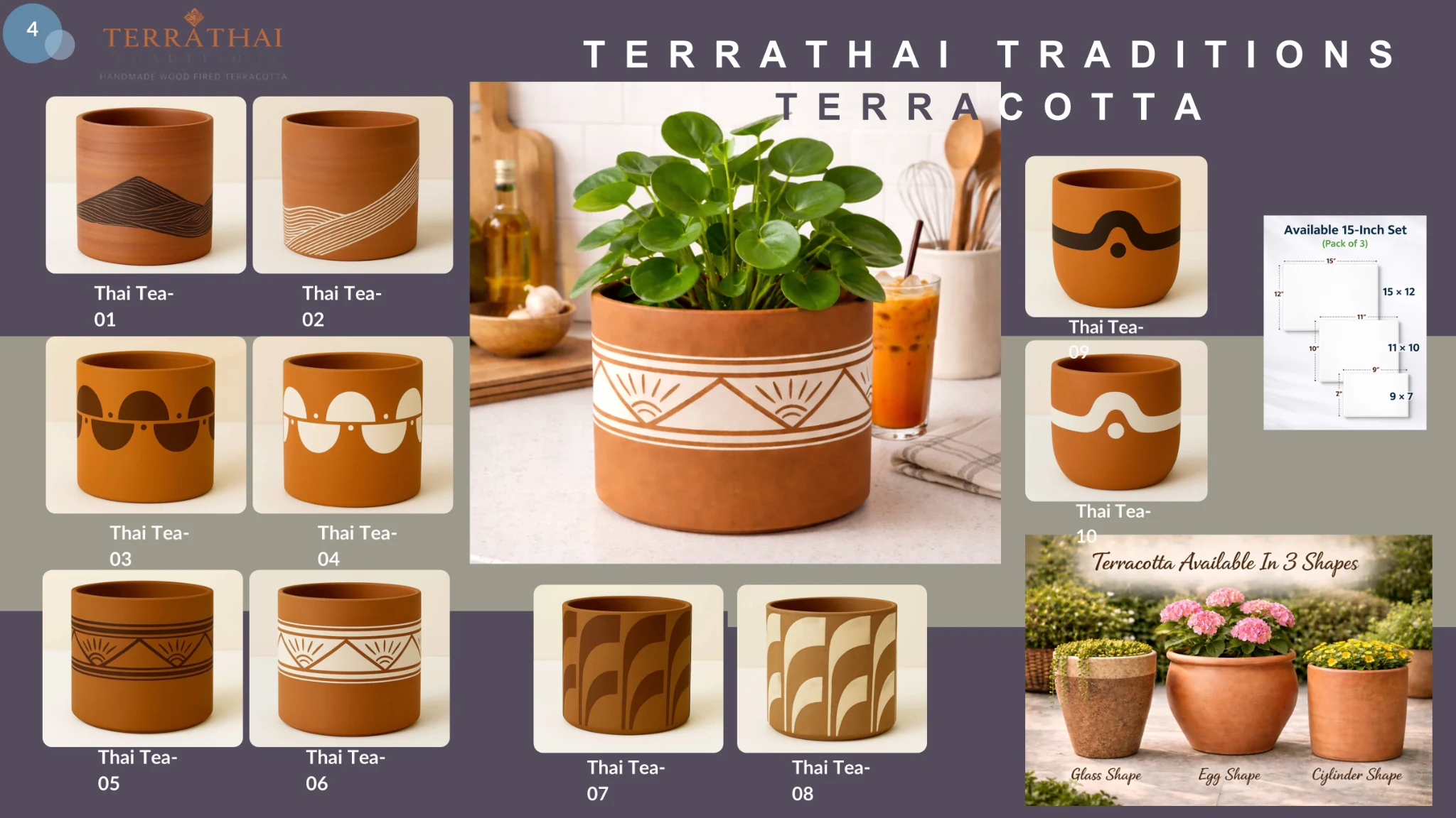 TerraThai Traditions collection catalog introduction
